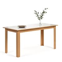 Conjunto Mesa De Jantar Moderno Sara Com 6 Cadeiras Estofadas Mel Off - 5