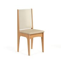 Conjunto Mesa De Jantar Moderno Sara Com 6 Cadeiras Estofadas Mel Off - 6