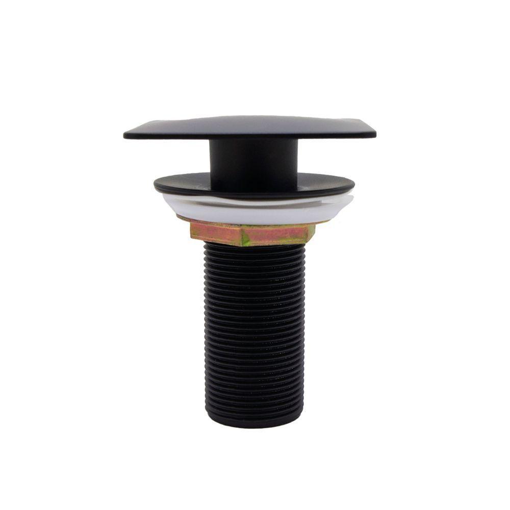 Válvula Click Inteligente Ralo Para Pia Cuba De Banheiro Preto Black Fosco Luxo Lavabo - 2