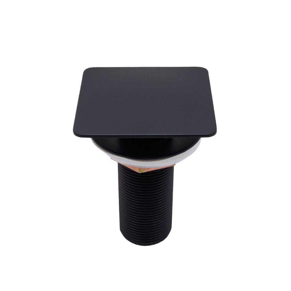 Válvula Click Inteligente Ralo Para Pia Cuba De Banheiro Preto Black Fosco Luxo Lavabo - 4