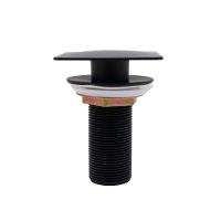 Válvula Click Inteligente Ralo Para Pia Cuba De Banheiro Preto Black Fosco Luxo Lavabo - 2