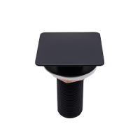 Válvula Click Inteligente Ralo Para Pia Cuba De Banheiro Preto Black Fosco Luxo Lavabo