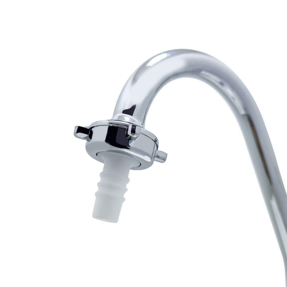 Torneira Pia Cozinha Bica Móvel Com Bico Mesa Bancada Cromado Metal Luxo - 7