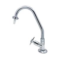 Torneira Pia Cozinha Bica Móvel Com Bico Mesa Bancada Cromado Metal Luxo - 2