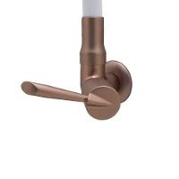 Torneira De Parede Flexível Branco E Cobre ¼ De Volta 3068 C29 -bognar - 5