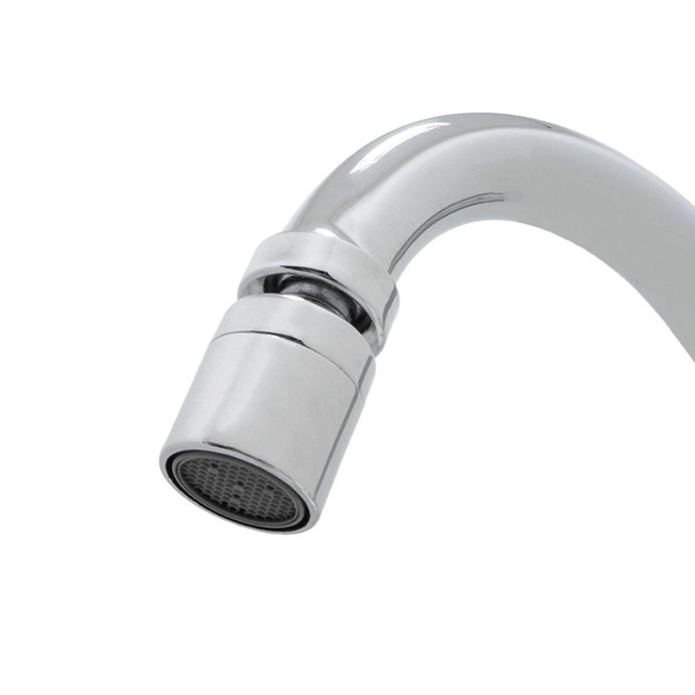 Torneira Misturador Cozinha Pia Bancada Mesa Alavanca Cromado 1/4 De Volta Metal Luxo - 4