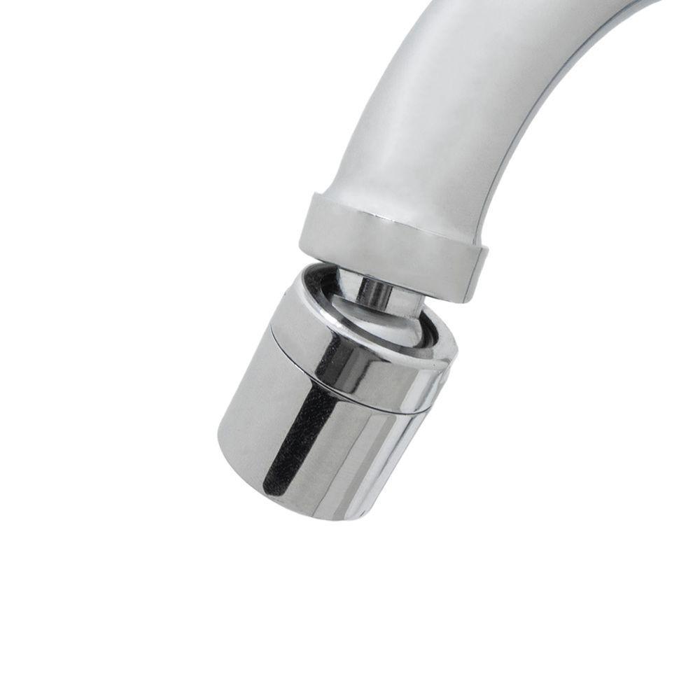 Torneira Misturador Cozinha Pia Bancada Mesa Alavanca Cromado 1/4 De Volta Metal Luxo - 5