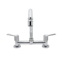 Torneira Misturador Cozinha Pia Bancada Mesa Alavanca Cromado 1/4 De Volta Metal Luxo - 2