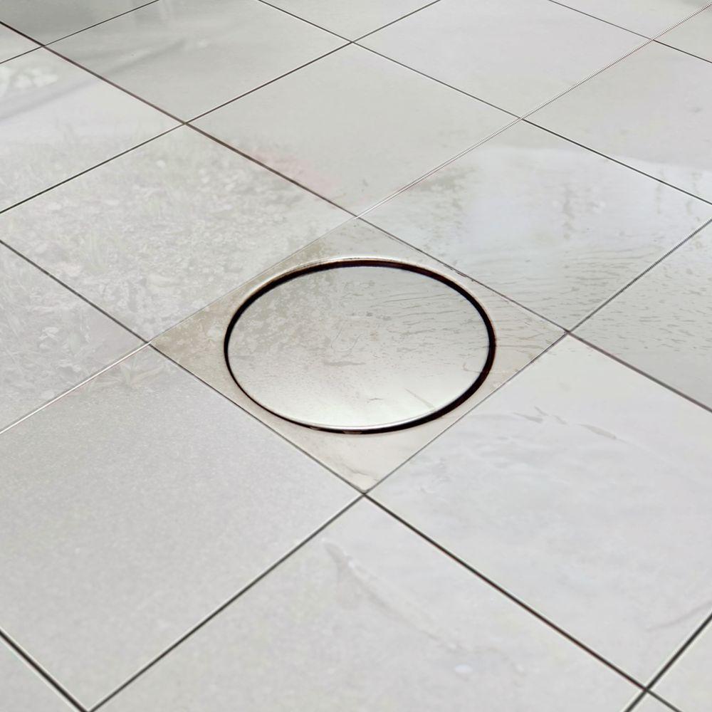 Ralo Click Banheiro Inteligente Quadrado Cromado 10x10 Cm - 2