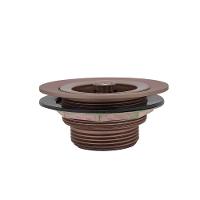 Válvula Americana Cozinha Pia Metal Com Cesta Abs Cobre Rosé Fosco 3.1/2 - 2