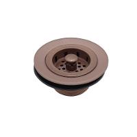 Válvula Americana Cozinha Pia Metal Com Cesta Abs Cobre Rosé Fosco 3.1/2