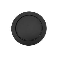 Ralo Click Automático Inteligente Para Banheiro Redondo 10x10cm Preto Fosco Luxo - 1