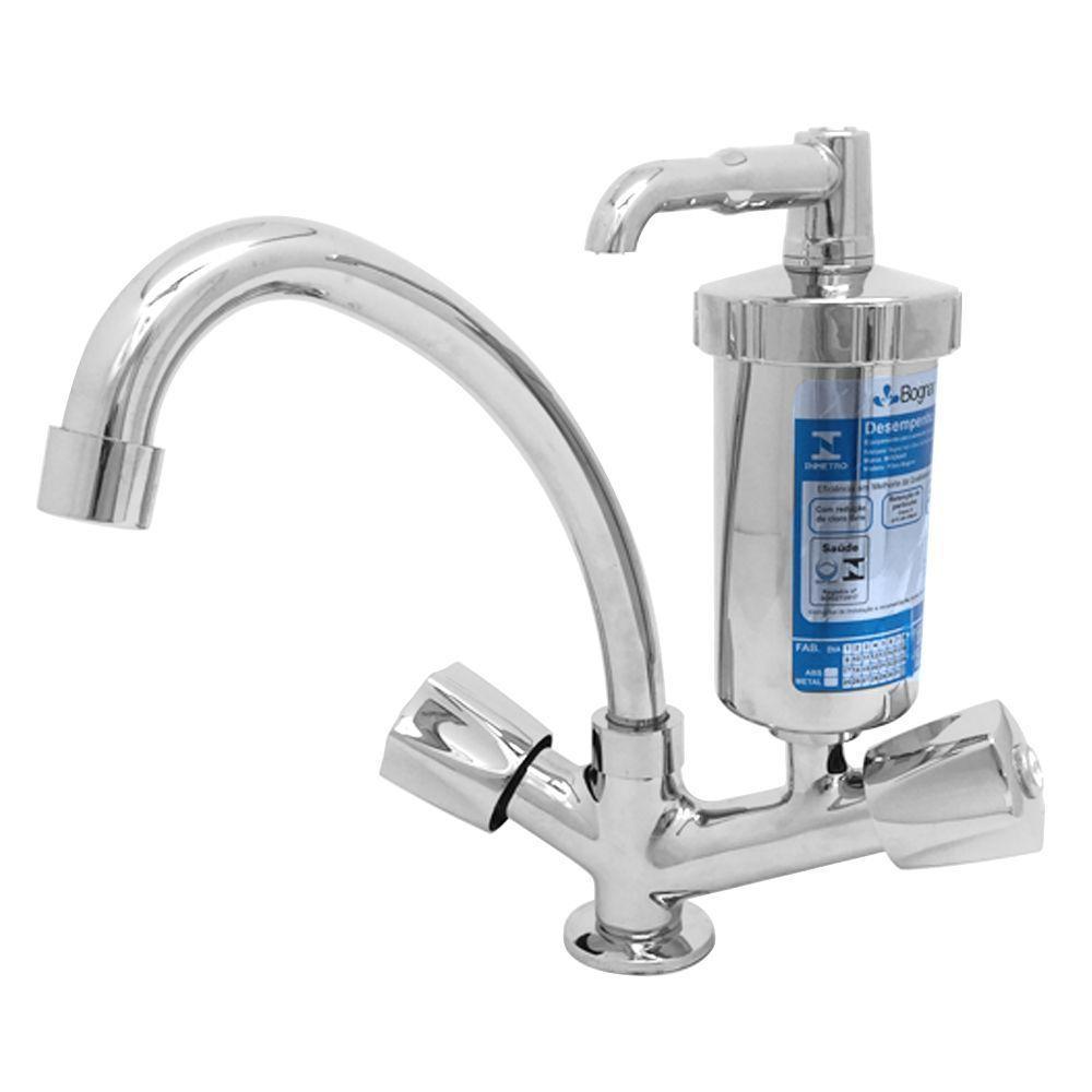 Torneira Filtro E Bica Movel Com Copo Abs C50 Mesa - 1
