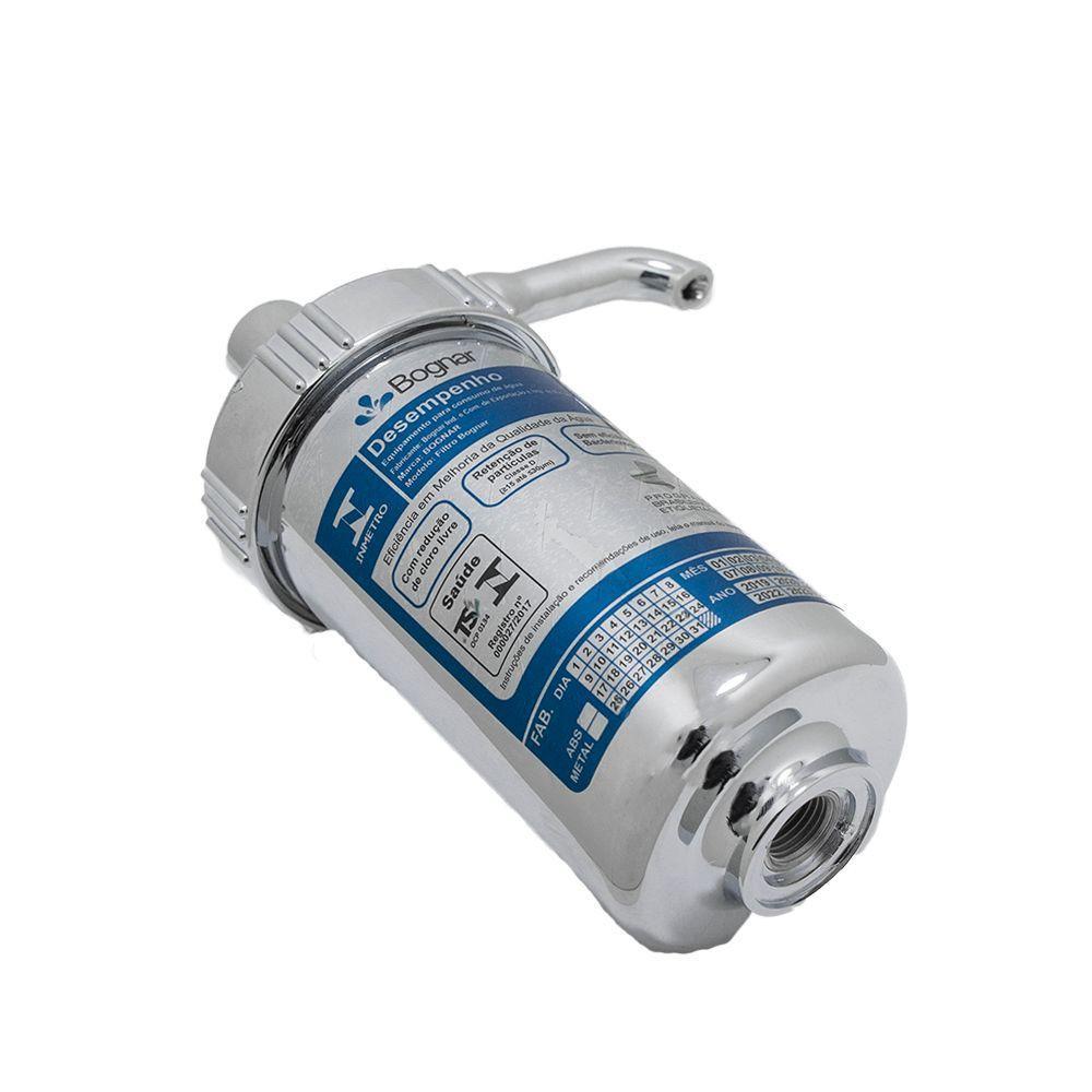 Copo Filtro Cromado Torneira Vela Carvão Ativado Universal - 2