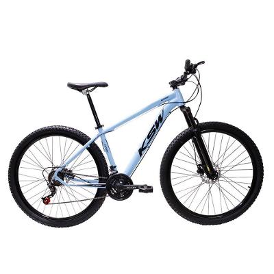 Bicicleta Aro 29 Bike Ksw Xlt 21 Marchas Alumínio Freio A Disco Azul Claro -ad Pto