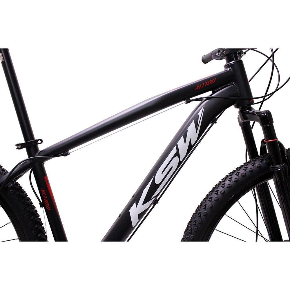 Bicicleta Aro 29 Bike Ksw Xlt 21 Marchas Alumínio Freio A Disco Preto Fos -ad Verme Bco 17 - 3