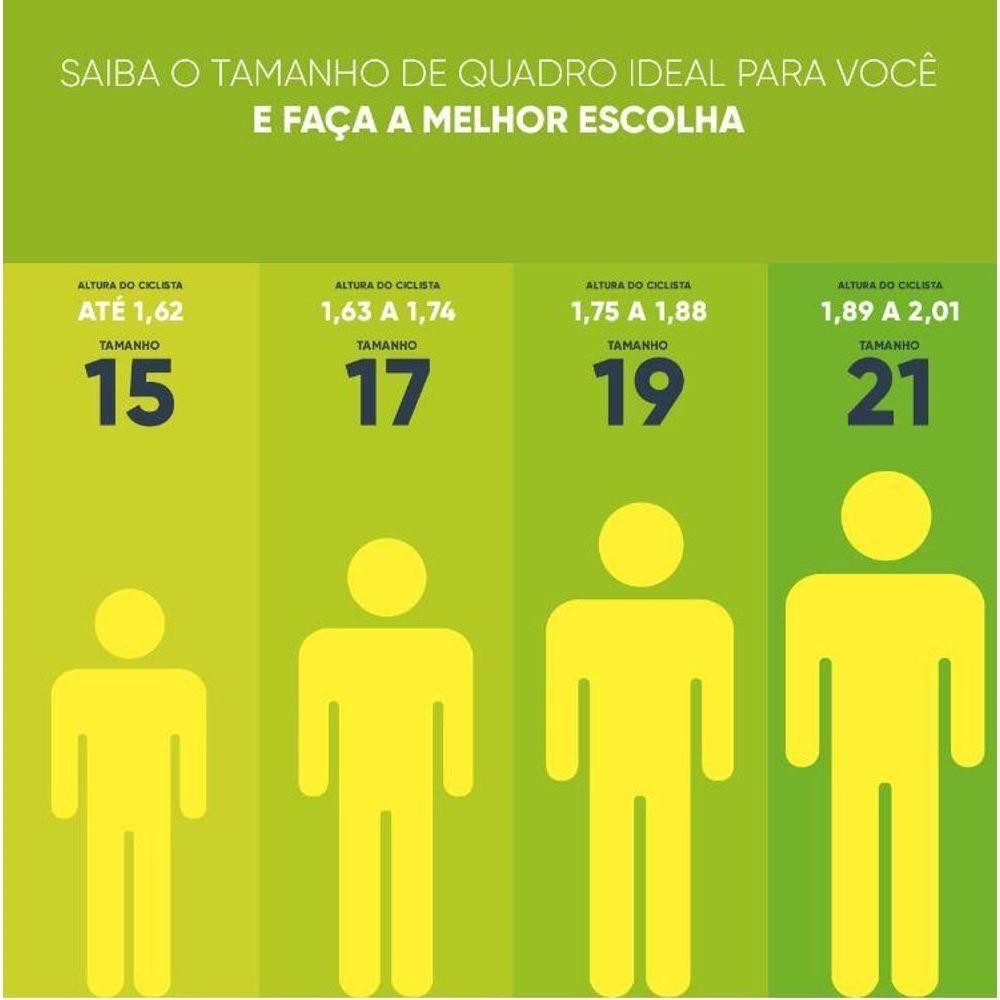 Bicicleta Aro 29 Bike Ksw Xlt Shimano Freio Hidráulico 21 Marchas Preto Fos -ad Prata 17 - 4