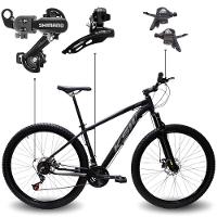 Bicicleta Aro 29 Bike Ksw Xlt Shimano Freio Hidráulico 21 Marchas Preto Fos -ad Prata 17 - 1