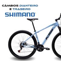 Bicicleta Aro 29 Bike Ksw Xlt Shimano Freio Hidráulico 21 Marchas Azul Claro -ad Pto 19 - 2