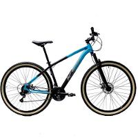 Bicicleta Aro 29 Ksw 21 Marchas Alumínio Cambio Shimano Azul Pant-pto Fos - 1