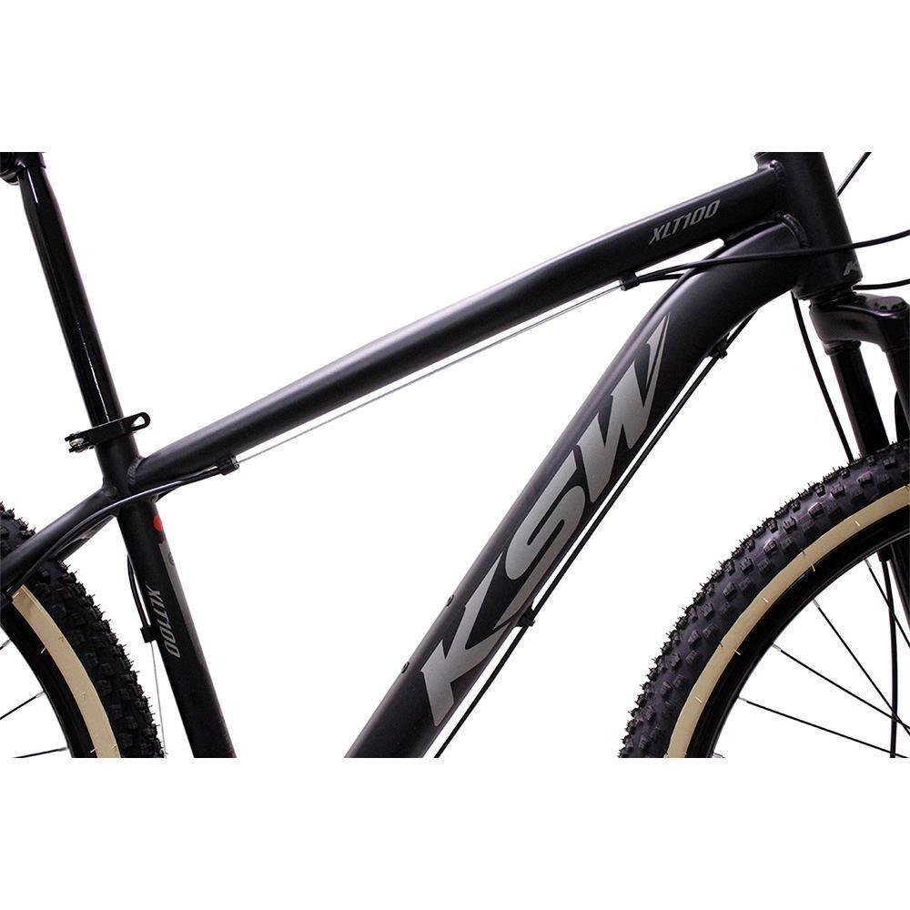 Bicicleta Aro 29 Ksw 21 Marchas Alumínio Cambio Shimano Preto Fos -ad Prata - 4