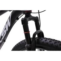 Bicicleta Aro 29 Ksw Bike Alumínio Câmbios Shimano 21 Marchas Preto Fos -ad Verme Bco 17 - 5