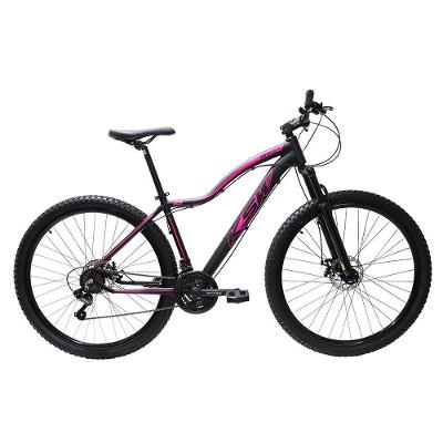 Bicicleta Aro 29 Ksw Bike Feminina Shimano Freio A Disco 21 Marchas Preto Fos -ad Rosa 15