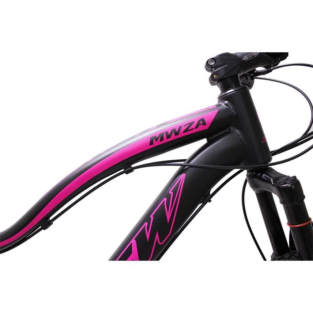Bicicleta Aro 29 Ksw Bike Feminina Shimano Freio A Disco 21 Marchas Preto Fos -ad Rosa 17 - 3
