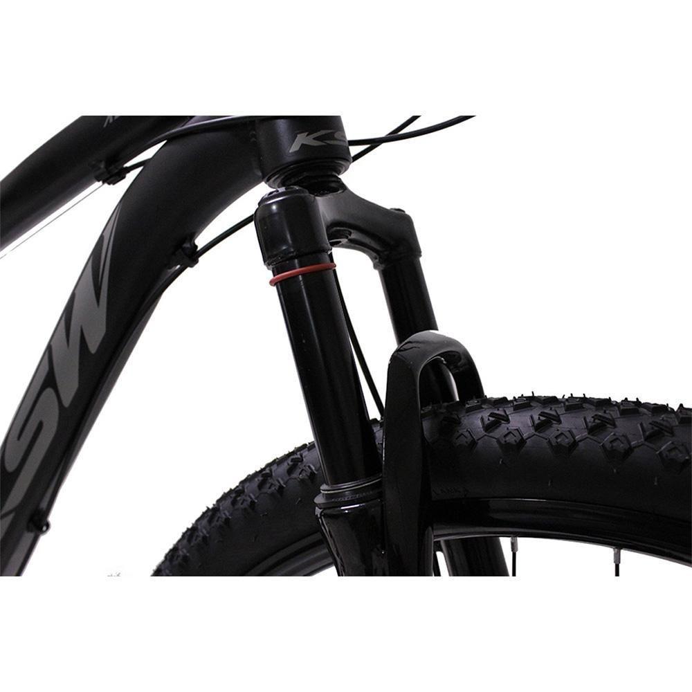Bicicleta Aro 29 Ksw Bike Alumínio Câmbios Shimano 21 Marchas Preto Fos -ad Prata 17 - 5