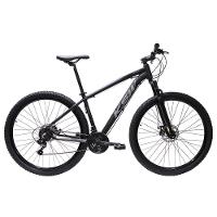 Bicicleta Aro 29 Ksw Bike Alumínio Câmbios Shimano 21 Marchas Preto Fos -ad Prata 17 - 1