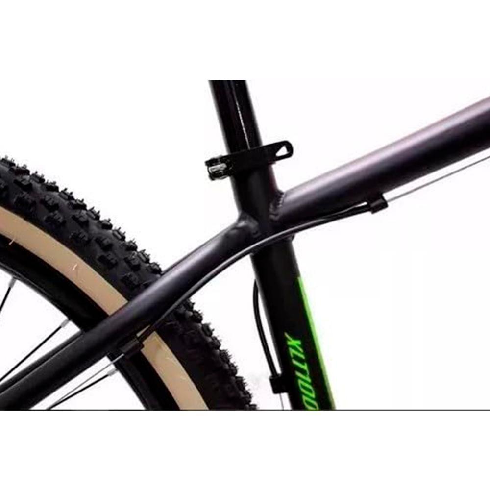 Bicicleta Aro 29 Ksw 21 Marchas Alumínio Cambio Shimano Preto Fos -ad Verde E Verde - 4
