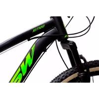 Bicicleta Aro 29 Ksw 21 Marchas Alumínio Cambio Shimano Preto Fos -ad Verde E Verde - 2