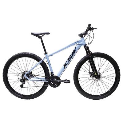 Bicicleta Aro 29 Ksw Bike Alumínio Câmbios Shimano 21 Marchas Azul Claro -ad Pto 21
