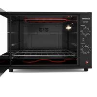 Forno Elétrico de Bancada Top 60 Black Nardelli 60 Litros Com Função Grill Dourador 220V Preto