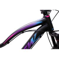 Bicicleta Ksw Aro 29 Feminina Alumínio 21 Marchas Freio A Disco Preto Fos Pink Azul 19 - 3