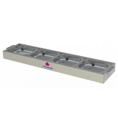 Buffet Progás Frio 4 Cubas Com Tampa de Vidro - Rbf-p40gn