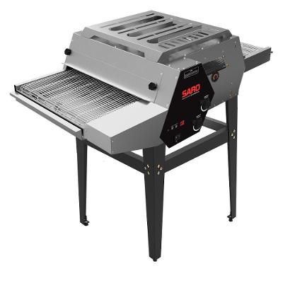 Forno Esteira Para Pizza 50cm Assador A Gás Glp Saro Bivolt