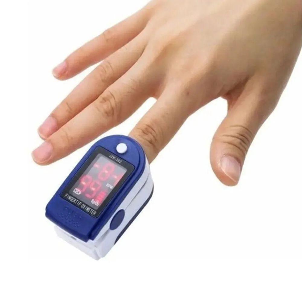 Kit Oxímetro Digital Portátil Para Dedo Medidor De Saturação Pulsação E Aparelho De Medir Pressão Arterial De Braço - 3