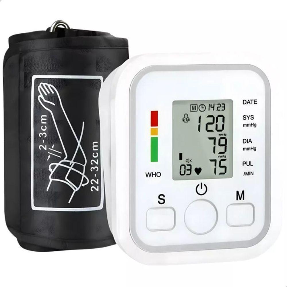 Kit Oxímetro Digital Portátil Para Dedo Medidor De Saturação Pulsação E Aparelho De Medir Pressão Arterial De Braço - 4