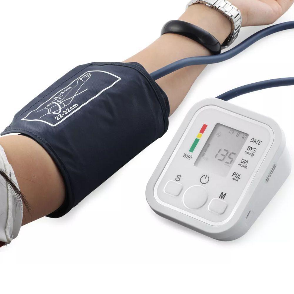 Kit Oxímetro Digital Portátil Para Dedo Medidor De Saturação Pulsação E Aparelho De Medir Pressão Arterial De Braço - 5