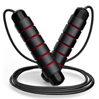 Corda De Pular Ajustável 2,8m Resistente Fitness Academia Treino Funcional Preto - 1