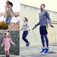 Corda De Pular Ajustável 2,8m Resistente Fitness Academia Treino Funcional Preto - 3