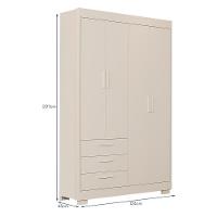 Jogo De Quarto Infantil Guarda Roupa Zaki E Berço Evolution Areia Fosco - Reller Móveis Areia Fosco