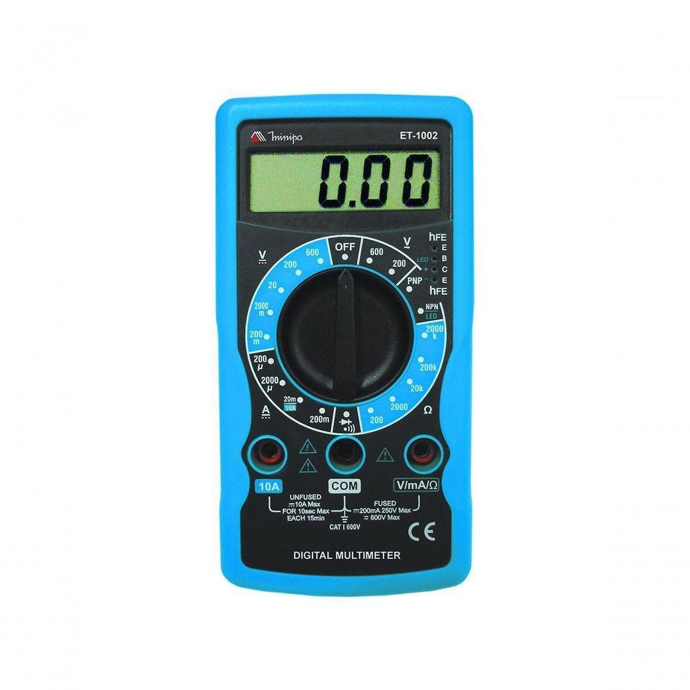 Minipa Et-1002 Multimetro Digital C- 7 Funcoes - 1