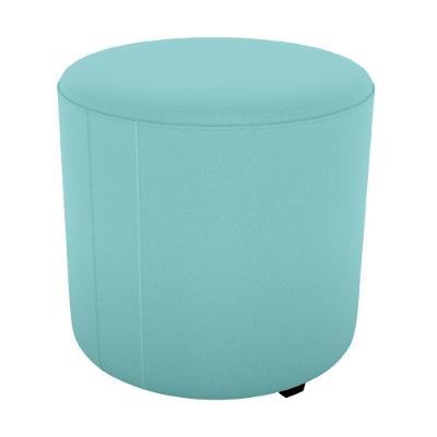Puff Redondo Copenhage 43cm Veludo Deluxe Milani Store Verde