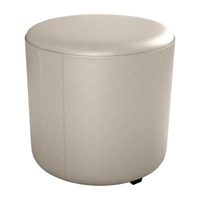 Puff Redondo Decorativo Copenhage Corano Milani Store Bege