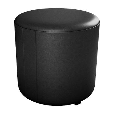 Puff Redondo Decorativo Copenhage Corano Milani Store Preto