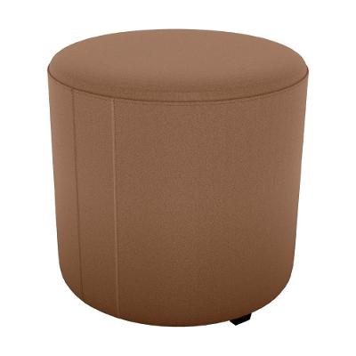Puff Redondo Decorativo Copenhage 43 Cm Veludo Inca Milani Store Ferrugem