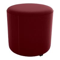 Puff Redondo Copenhage Veludo Maserati Milani Store Vermelho - 1