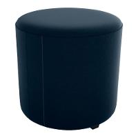 Puff Redondo Copenhage Veludo Maserati Milani Store Azul - 1